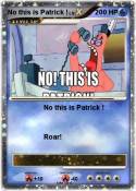 No this is Patr