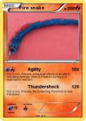 Fire snake