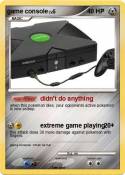 game console