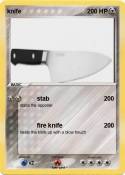 knife
