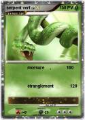 serpent vert