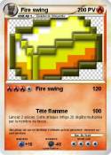 Fire swing