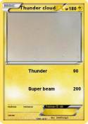 Thunder cloud