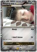 Sleeping guy