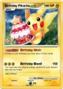 Birthday Pikach