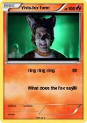Ylvis-fox form