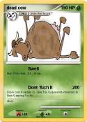 dead cow