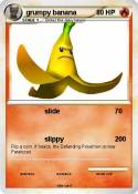 grumpy banana