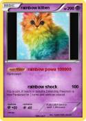 rainbow kitten