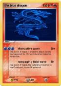 the blue dragon