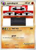 exploding tnt