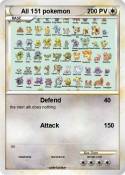 All 151 pokemon