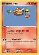 mcdonalds plate