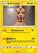 Rock mewing