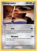 Crieing Kaiden