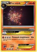 Fire work