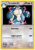 M snorlax EX