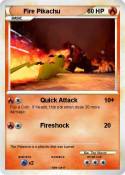 Fire Pikachu