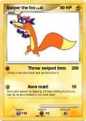 Swiper the fox