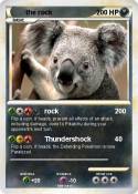 the rock