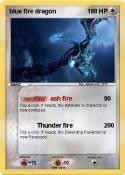 blue fire drago