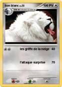 lion blanc