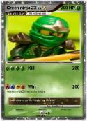 Green ninja ZX