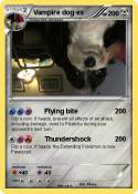 Vampire dog