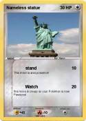 Nameless statue