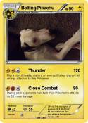 Bolting Pikachu