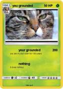 you grounded