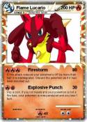Flame Lucario