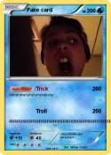 Fake card