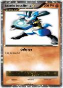 lucario bouclie