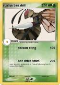 rustys bee dril