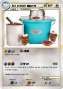Ice cream maker