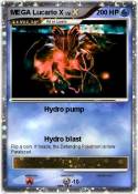MEGA Lucario X