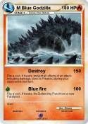 M Blue Godzilla
