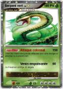 Serpent vert