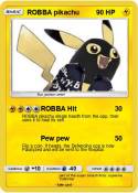 ROBBA pikachu