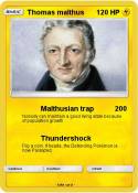 Thomas malthus