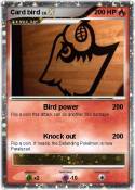 Card bird