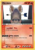 Fire storm