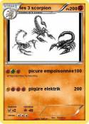 les 3 scorpion