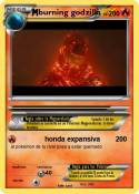 burning godzill