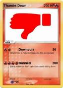 Thumbs Down