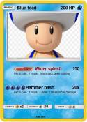 Blue toad