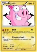 Pig pork
