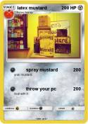 latex mustard