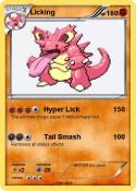 Licking